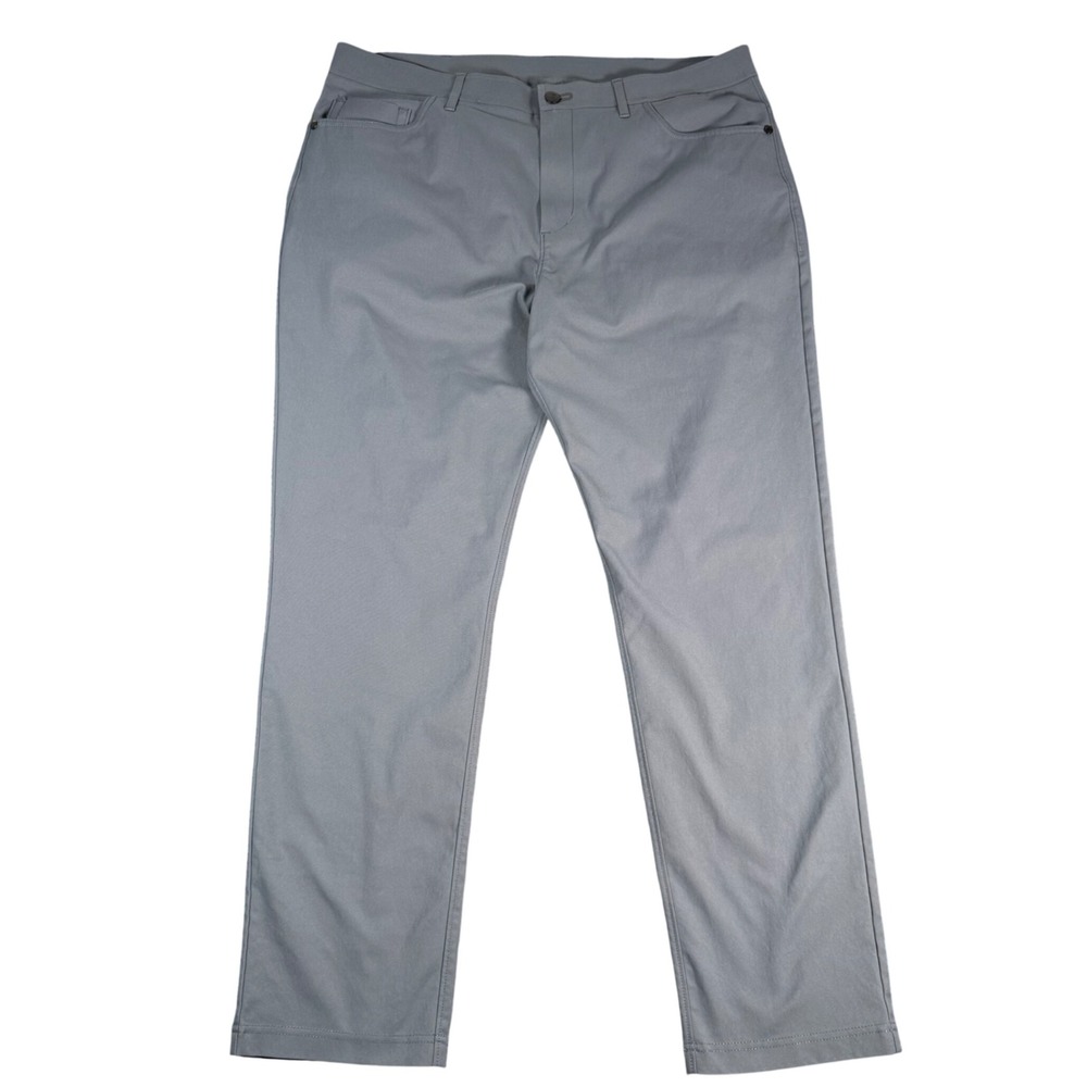 Public Rec Workday Pants Men 38x30 Grey Straight Leg Technical Performance Chino